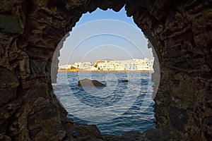 Naoussa village and harbor - Aegean Sea - Paros Cyclades island - Greece