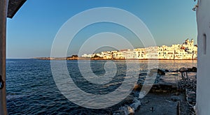 Naoussa village and harbor - Aegean Sea - Paros Cyclades islands - Greece