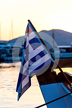 Naoussa village and harbor - Aegean Sea - Paros Cyclades islands - Greece