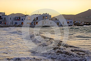 Naoussa village on Paros island