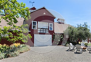 Napa Valley Winery storage barn