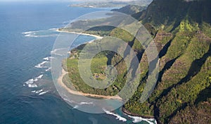 Napali Coast from Helicopter