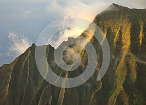 Napali Coast Light, Kauai photo