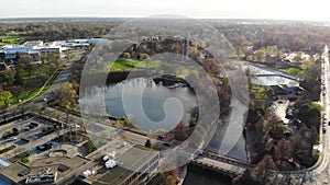 Naperville, Illinois, Downtown, Aerial View, Amazing Landscape