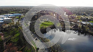 Naperville, Illinois, Downtown, Amazing Landscape, Aerial View