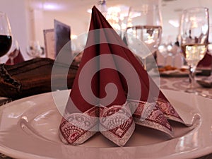 Napkin decoration