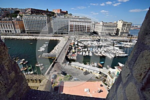 Naples, Castel dell`Ovo, panorama photo