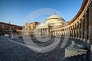 Naples, church of Sain Francesco di Paola