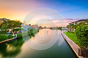 Naples, Florida, USA at Dusk