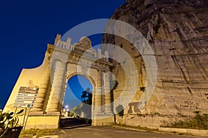 Naples gate on the Appian Way