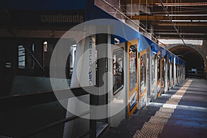 Funicular cable railway train station