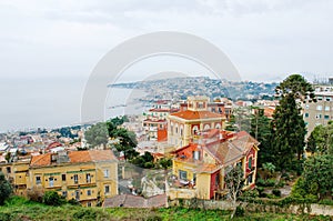 Naples, Italy - panoramic view of Posillipo photo