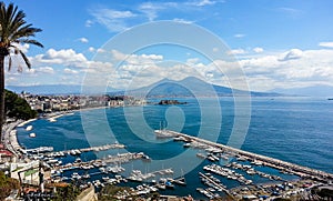 Naples landscape from Posillipo hill