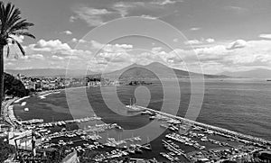 Naples landscape from Posillipo hill. photo