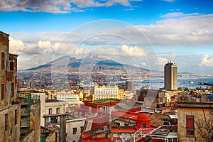 Naples and Mount Vesuvius, Italy