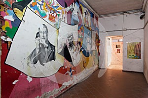 Naples, murales Judicial psychiatric hospital photo