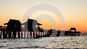 Naples Pier at Sunset