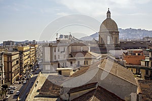 Naples roofs, Piaza Garibaldi