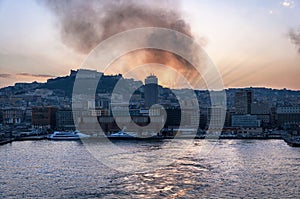 Naples from sea