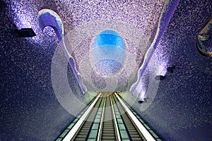 Naples subway photo