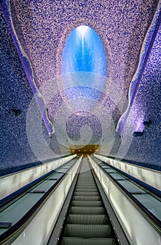 Naples subway photo