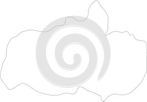 Napo Ecuador outline map photo