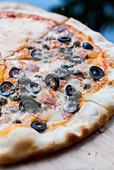 Napole pizza and Cheese pizza