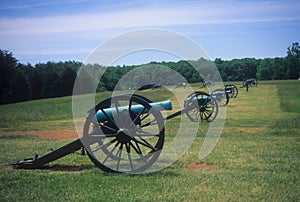 Napoleon artillery battery near Stonewall's line