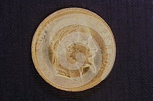 Napoleon gold coin
