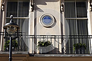 Napoleon Plaque in London