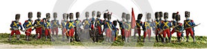 Napoleon soldiers toy plastic panorama