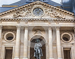 Napoleon Statue Courtyard Les Invalides Paris France