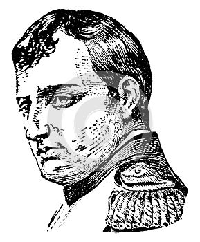 Napoleon, vintage illustration