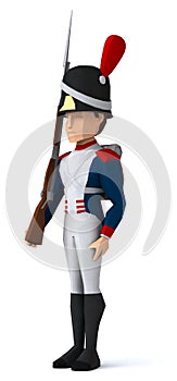 Napoleonic grenadier