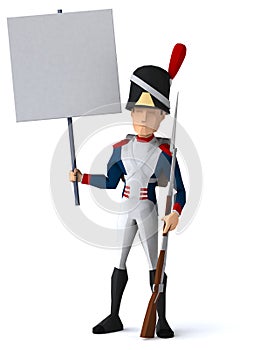 Napoleonic grenadier