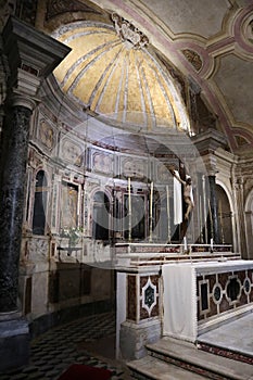 Napoli - Abside della cripta della Basilica di Santa Maria alla Sanit photo