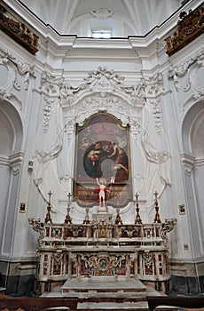 Napoli - Cappellone sinistro della Chiesa di Santa Maria di Costantinopoli