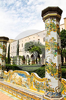 NAPOLI - Chiostro di Santa Chiara (The Santa Chiara Museum Complex)