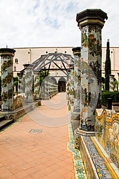 NAPOLI - Chiostro di Santa Chiara (The Santa Chiara Museum Complex)