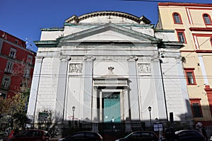 Napoli - Facciata della Chiesa di San Carlo all`Arena photo