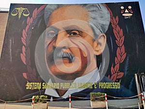 Napoli - Murale di Antonio Cardarelli di Jorit