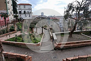 Napoli - Panorama dal vialetto superiore del Parco Ventaglieri photo