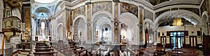 Napoli - Panoramica della navata della Chiesa di Santa Maria della Mercede photo