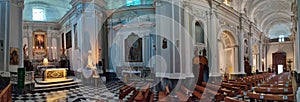 Napoli - Panoramica interna della Chiesa di Santa Maria della Fede photo