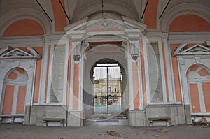 Napoli - Portico d`ingresso dell`Albergo dei Poveri photo