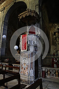 Napoli - Pulpito della Chiesa di Santa Caterina a Formiello photo