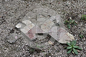 Napoli - Resti di pavimento nel Parco Archeologico di Pausilypon photo