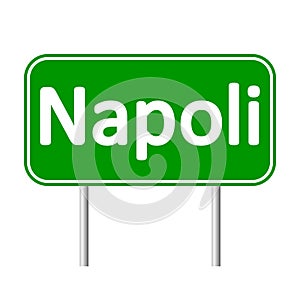 Napoli road sign.