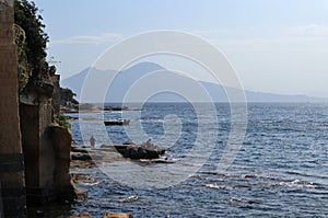 Napoli - Scorcio del Vesuvio da Marechiaro photo