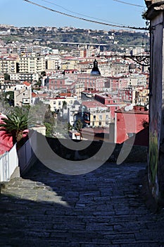 Napoli - Scorcio panoramico dalla Scalinata Pedamentina photo